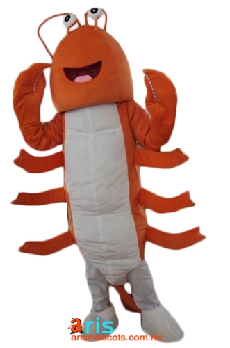 Shrimp Mascot Costume Ocean Animal Mascot Suit Outfits Custom Animal Mascots for Advertising Team Mascot Character Design Deguisement Mascotte
