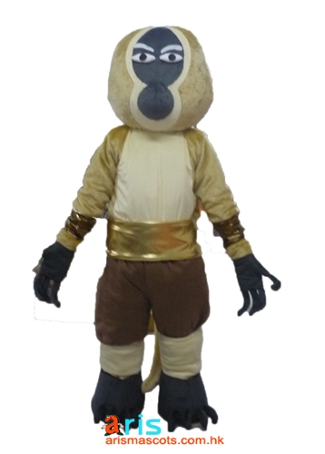 Funny Adult Size Kungfu Monkey Mascot Costume Cartoon Mascots for Sale Buy Mascot Outfits Online at Arismascots