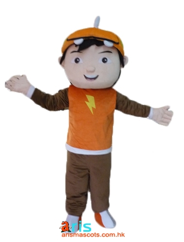 Adult Fancy  BoboiBoy Mascot Costume Cartoon Mascot Character Life Party Quality Mascot Maker Arismascots
