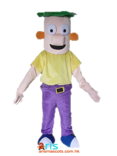 Adult Fancy  Phineas and Ferb  Mascot Costume Deguisement Mascotte Cartoon Mascots Character Costumes for Party