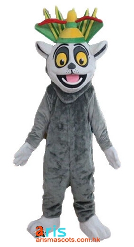 Adult Madagascar King Julian Mascot Costume Movie Cartoon Character Costumes for Party Buy Mascots at ArisMascots