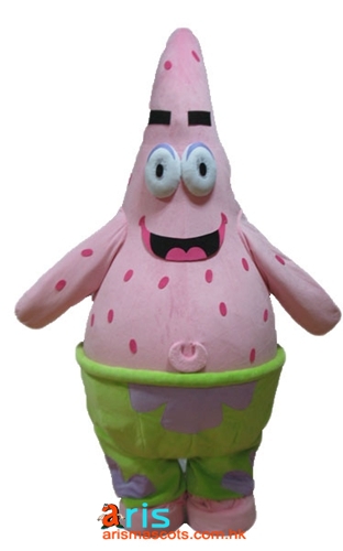 Adult Fancy  Patrick Star Mascot Costume Funny Cartoon Mascot Character Costumes for Sale Custom Mascot Design