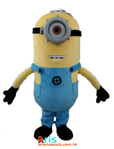 Adult Size Full Mascot Minion Costume Cartoon Character Costumes for Party Professional Mascots Desinger Carnival Costumes