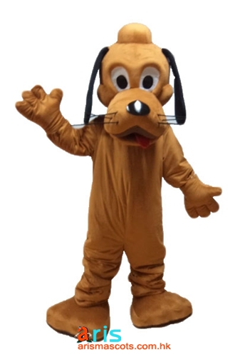 Adult Size Fancy Pluto Dog Mascot Costume Cartoon Character Mascot Costumes for Birthday Party Carnival Outfits