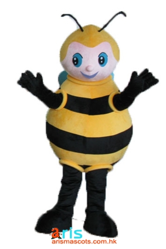 Adult Fancy Bee Mascot suit For Party Carnival Outfit Cartoon Mascot Costumes for Kids Birthday Party Custom Mascots at Arismascots Character Design