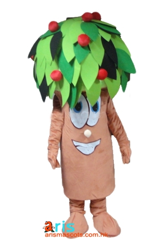 Giant Cherry Tree Mascot Costume Adult Full Body Funny Cherry Tree Outfit for Entertainment Plants Mascots Custom Made