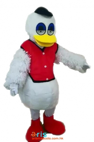 Full Body  Plucka Duck Mascot Costume Cartoon Character Mascot Costumes for Sale Custom Mascots at ArisMascots