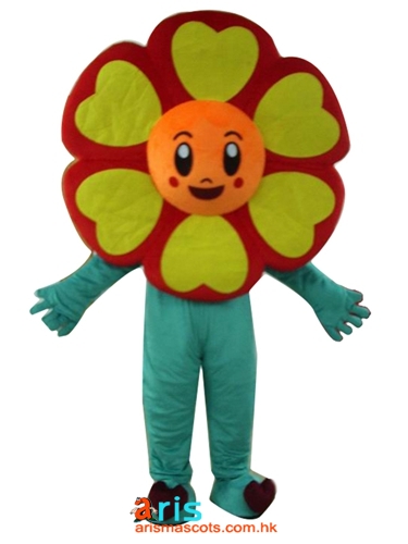 Adult Fancy Sunflower Mascot suit For Party  Carnival Outfits Custom Animal Mascots for Advertising Team Mascot Character Design Deguisement Mascotte