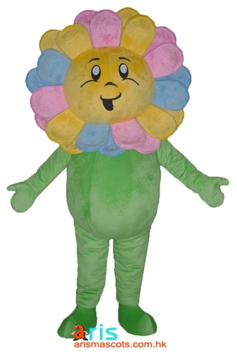 Adult Fancy Sunflower Mascot suit For Party  Carnival Outfit Deguisement Mascotte Custom Mascots Arismascots Professional Team Mascot Maker Company