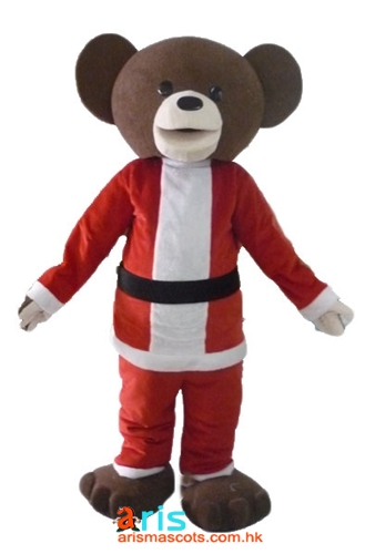 Adult Size Fancy Bear  Mascot Costume Christmas  Suit Custom Team Mascots Sports Mascot Costume Desuisement Mascotte Character Design Company