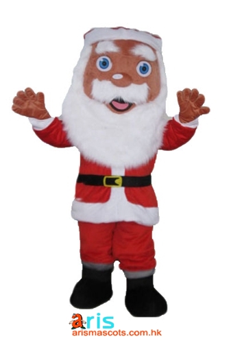 Adult Size Fancy Santa Clause  Mascot Costume Christmas  Outfits Deguisement Mascotte Custom Mascots Arismascots Professional Team Mascot Maker