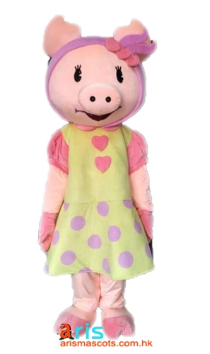Adult Size Fancy Pig mascot Costume Animal  Mascot Suit for party Custom Mascot Production