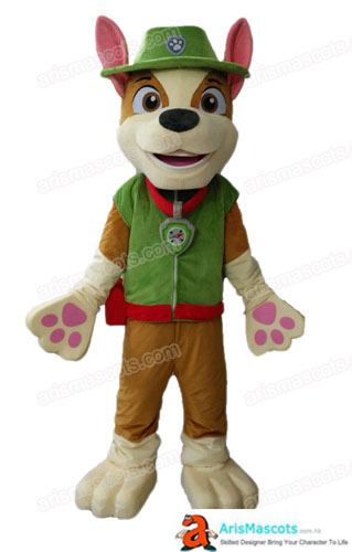 Cartoon Character Dog Costume Adult Paw Patrol Tracker Mascot Suit