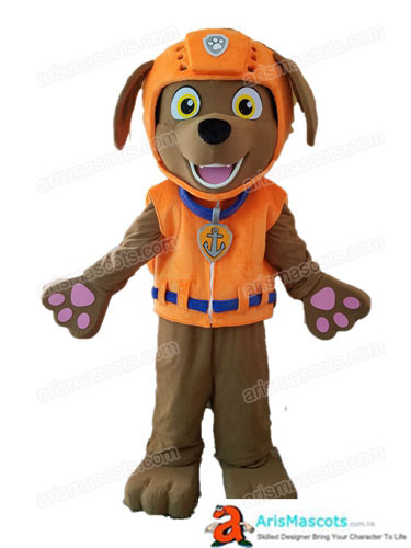 Paw Patrol Zuma Dog Mascot Costume Adult Walking Mascots Cartoon Costumes