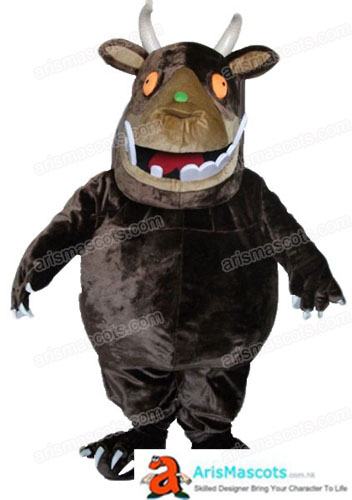 Adult Fancy  Gruffalo  Mascot Costume Full Body Fancy Dress Fur Plush Suit for Events Carnival Costumes