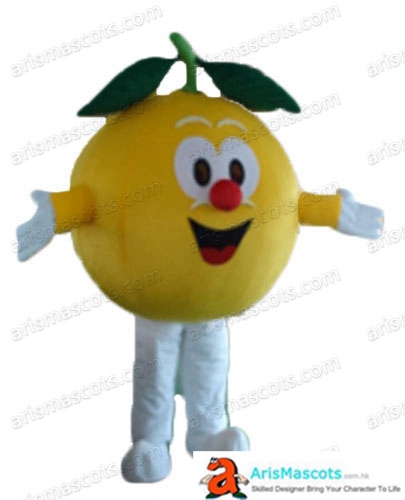 Deguisement Mascotte Fancy Orange Mascot Costume Fruit Mascots Cosplay Costume Advertising Mascots Custom Funny Mascot Costumes for Sale