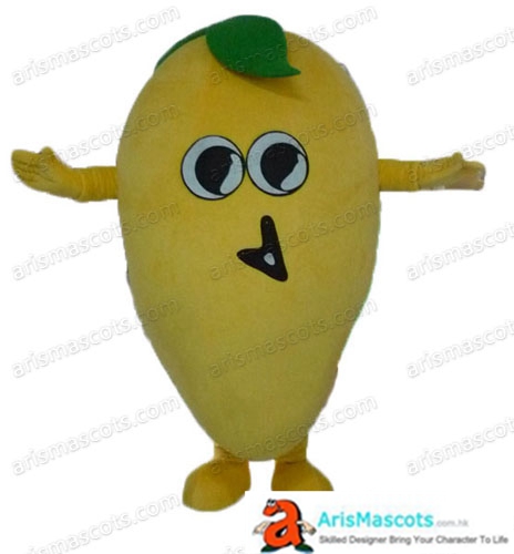 Adult Size Deguisement Mascotte Fancy Mascot Fruit Mango Cosplay Costume Advertising Mascots Custom Funny Mascot Costumes for Sale