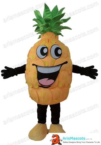 Adult Size Deguisement Mascotte Fancy Mascot Fruit Pineapple Cosplay Costume Advertising Mascots Custom Funny Mascot Costumes for Sale