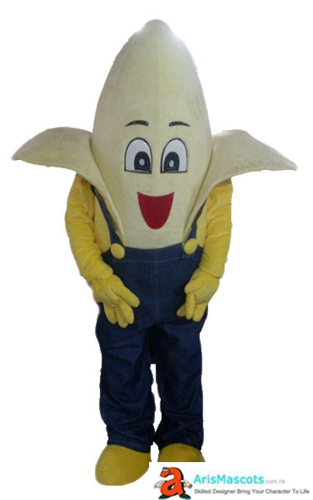 Fancy Mascot Fruit Banana Cosplay Costume Deguisement Mascotte Advertising Mascots Custom Funny Mascot Costumes for Sale