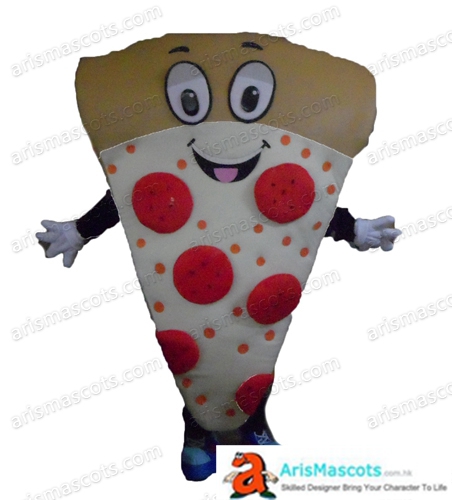 Funny Pizza Mascot Costume Deguisement Mascotte Custom Cosplay Dress Food Mascots for Sale Custom Professional Mascot Design Advertising Mascots