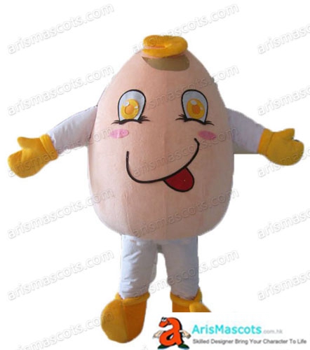 Funny Egg Mascot Costume  Cosplay Dress Deguisement Mascotte Food Mascots for Sale Custom Professional Mascot Design Advertising Mascots