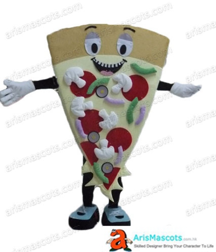 Funny Pizza Mascot Costume  Cosplay Dress Food Mascots for Sale Custom Professional Mascot Design Advertising Mascots Buy Masots Online