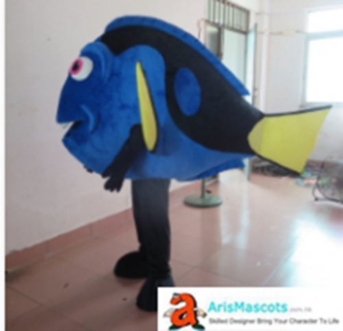Adult Size Funny Dory Fish Mascot Costume Cartoon Mascot Quality Mascot Maker ArisMascots