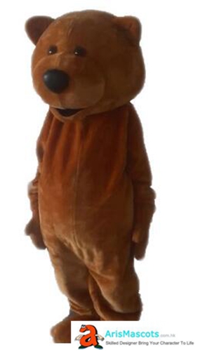Adult Size Fancy Brown  Bear Mascot Costume For Party Buy Mascots Online Custom Mascot Costumes Animal Mascots Sports Mascot for Team Deguisement Masc