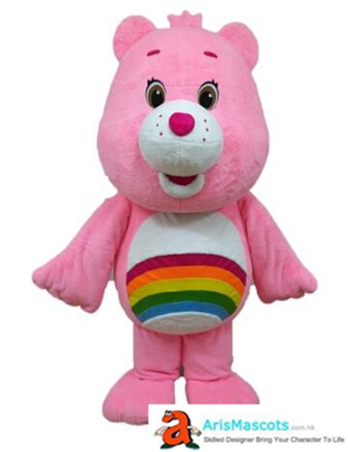 Adult Size Fancy Pink Care Bear Mascot Costume Buy Mascots Online Custom Mascot Costumes Animal Mascots Sports Mascot for Team Deguisement Mascotte