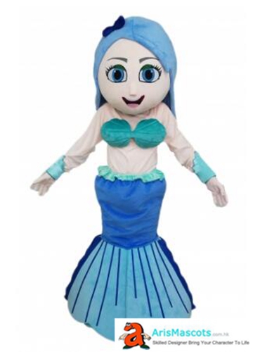 Adult Fancy Mermaid Mascot Costume For Party Full Body Fancy Dress Mermaid Plush Suit Carnival Cosutmes Halloween Suit