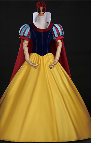 Adult Princess Snow White Costume for Kids Birthday Party Fancy Princess Dress Carnival Costumes