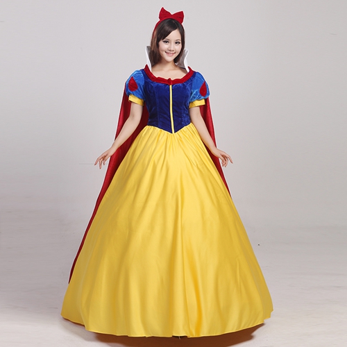 Disney Princess Adult Snow White Costume Canial Dress Character Cosplay Costumes for Event