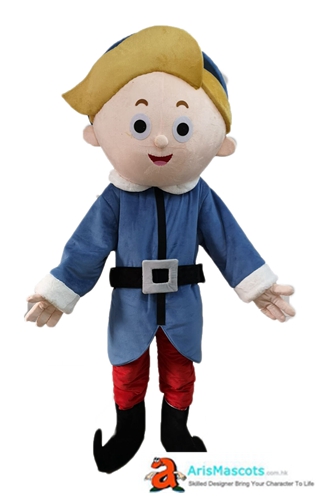 Adult Size Mascot Elf from Rudolf Costume for Party Cartoon Character Full Body Plush Fursuit Christmas Outfits for Events