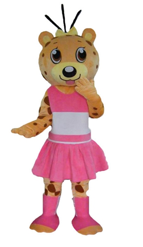 Fancy  Cheetah mascot Outfits Custom Animal Mascots for Advertising Team Mascot Character Design Deguisement Mascotte Quality Mascot Maker Arismascots
