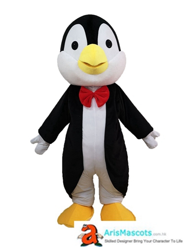 Adult Size Lovely  Penguin Mascot Costume Cartoon Mascot Outfits for Birthday Party Custom Mascots at ArisMascots