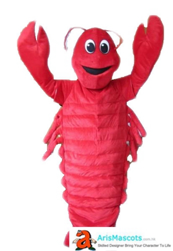 Adult Fancy Lobster Mascot Costume Ocean Animal Mascot Custom Team Mascots Sports Mascot Costume Desuisement Mascotte Character Design Company