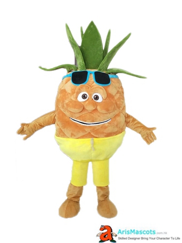 Adult Size Deguisement Mascotte Fancy Mascot Fruit Pineapple Cosplay Costume  Advertising Mascots Custom Funny Mascot Costumes for Sale