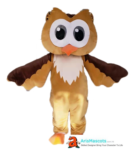 Full Body Costumes Mascots Owl Fancy Dress Adult Size Plush Fursuit Stage Wear Costumes Carnival Outfits for Festivals