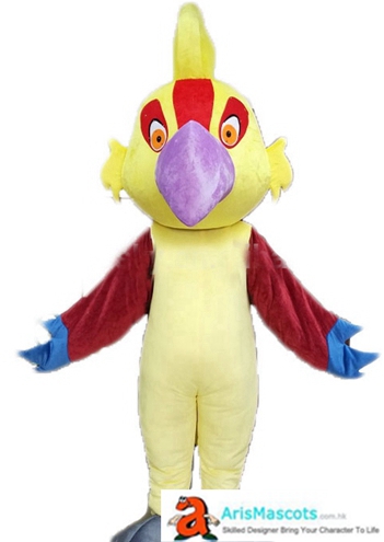Adult Parrot Mascot Costume Bird Mascots Custom Team Mascots Sports Mascot Costume Desuisement Mascotte Character Design Company Aris Mascots