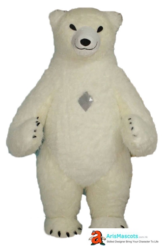 Funny Adult Inflatable Costume Polar Bear Mascot Costume for Party Animal Mascots Creat Your Own Mascot Costumes Buy Mascot Outfits Online ArisMascot
