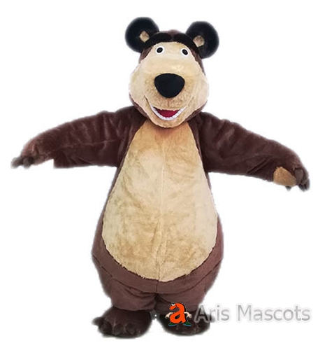 Lovely Mash and the Bear Costume for Carnival Party Adult Size Full Body Fancy Dress for Entertainment