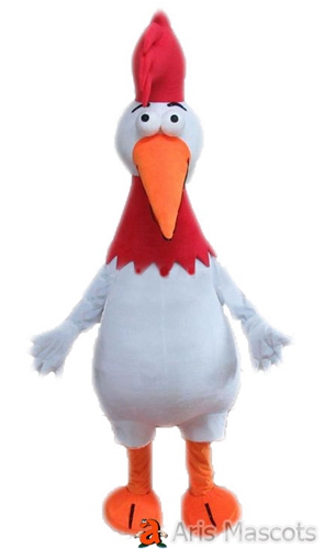Mascot Egret Costume Adult Full Dress Up Birds Mascots