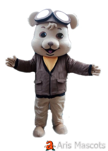Dog Costume Adult Full Mascot Suit Fancy Dress with Jacket