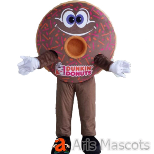 Donkin Donuts Costume Adult Full Mascot Outfit for Brands Marketing Food Mascots Custom Made Production