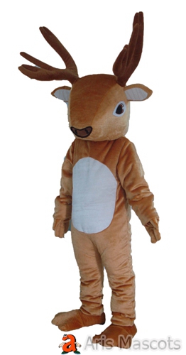Reindeer Mascot Outfit, Reindeer Disguise Dress up