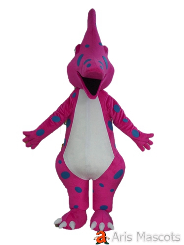Giant Purple Dinosaur Costume Adult Full Body Mascot Outfit