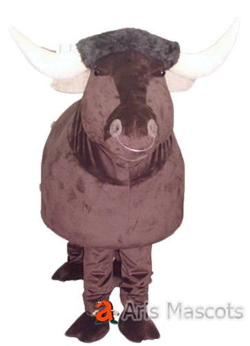 4 Legs Cow Mascot Costume for 2 Adults Wear -Cow Fancy Dress Full Mascot with 4 Legs