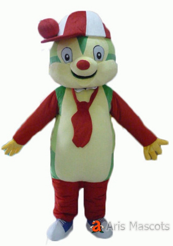Lovely Smile Caterpillar Mascot Adult Costume, Full Body Puppet Custom Made