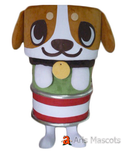 Mascot Cans Dog Costume Giant Full Mascot Dog Adult Fancy Dress up Custom Mascots