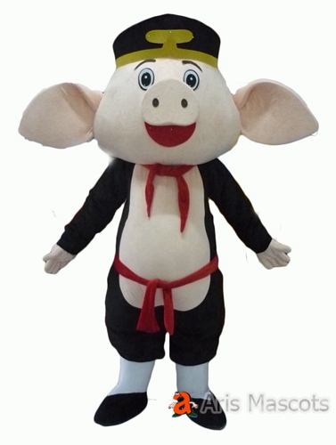 Mascot Pig Costume Full Adult Outfit, Funny Mascot Costumes for Sale